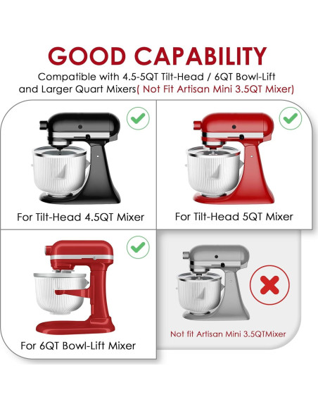 Accesorio para Hacer Helados KITOART 2L para KitchenAid