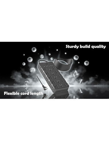 Protector de Sobretensión Nanolake 25 Salidas AC 6 USB 4000J