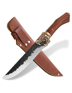 Cuchillo de Deshuese Forjado a Mano Purple Dragon 18 cm