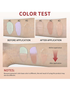 Crema CC Corlo 23.9g Correctora de Color SPF25 Verde 2