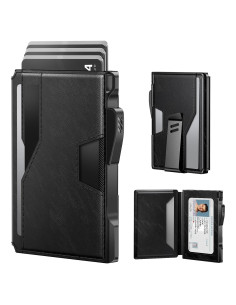 Cartera Inteligente Typecase para Hombres - Negro, Bifold RFID