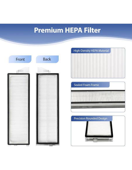 Kit de Accesorios Soniicmomo para Aspiradora Roborock S8 Max/MaxV Ultra