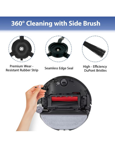 Kit de Accesorios Soniicmomo para Aspiradora Roborock S8 Max/MaxV Ultra