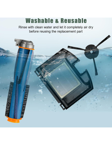 Kit de Reemplazo 10 Pcs para Aspiradora Robot Shark RV2310