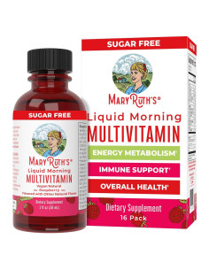 Multivitaminas Líquidas MaryRuth Organics 1 oz Veganas 16 Porciones