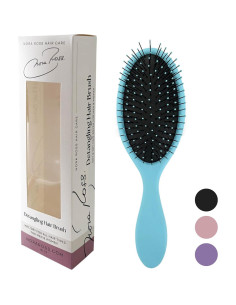 Cepillo Desenredante Húmedo Nora Ross - Anti Quiebre Azul 2