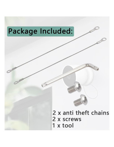 Cadena de Seguridad Anti-Caída OYOCAM para Google Nest Cam