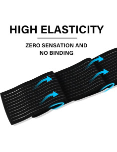 Banda de Soporte para Senos LAPLUIE Ajustable Negro 2