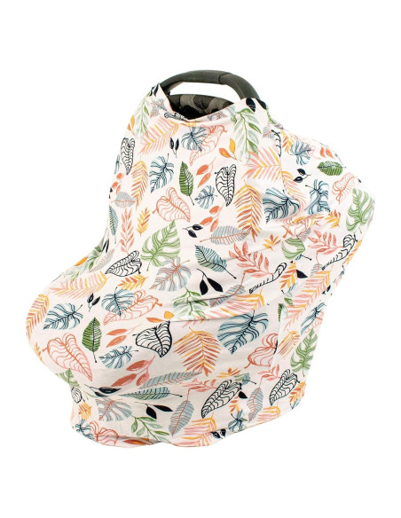 Cubierta Multiuso 5-en-1 Bebe au Lait Tropicana - Lactancia, Chal, Bufanda Cubierta Multiuso 5-en-1 Bebe au Lait Tropicana - Lactancia, Chal, Bufanda