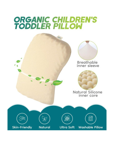 Almohada para Niños Willai 30x48 cm Suave y Lavable