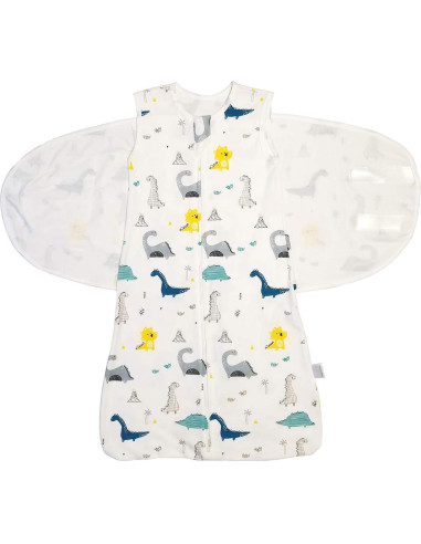 Saco de Arrullo para Bebé Enrich YLife Dinosaurio Azul 3-9 Meses