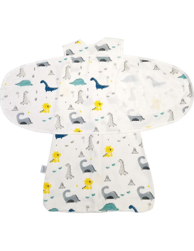 Saco de Arrullo para Bebé Enrich YLife Dinosaurio Azul 3-9 Meses