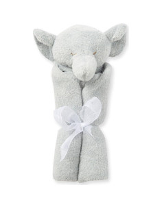 Manta Elefante Gris Angel Dear 100% Algodón 33x33 cm 2
