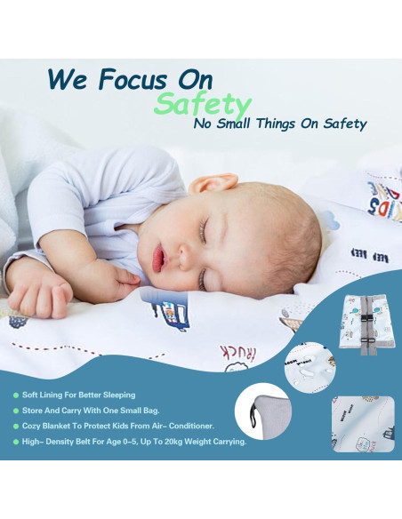 Extensor de Asiento de Avión para Niños FUNSTAR - Cama Portátil Blanca