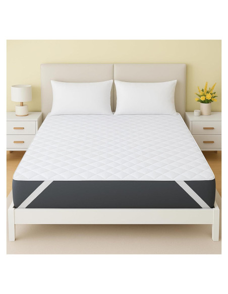 Protector de Cama Lavable Queen Cotton Passion - Impermeable