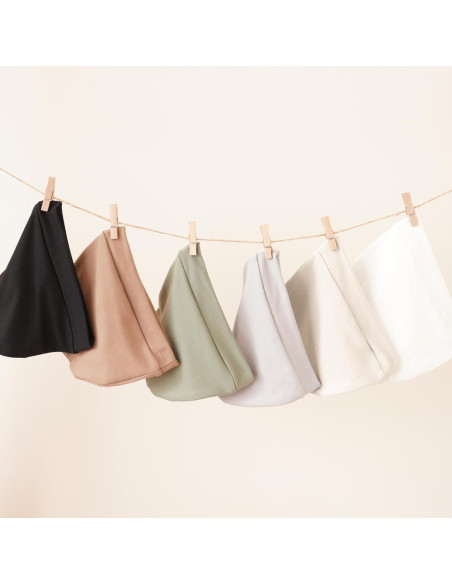 Konssy Paquete de 6 Gorras Beanie Suaves para Bebés 0-6 Meses