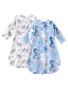 Saco de dormir de felpa Yoofoss 1.5 Tog para bebés 18-24 meses
