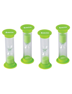 Temporizador de Arena 5 Minutos Verde Recursos Creados por Maestros