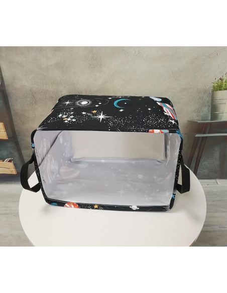 Cesta de Almacenamiento Plegable DUYIY 62.8L Planeta Negro Cesta de Almacenamiento Plegable DUYIY 62.8L Planeta Negro