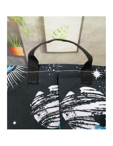 Cesta de Almacenamiento Plegable DUYIY 62.8L Planeta Negro