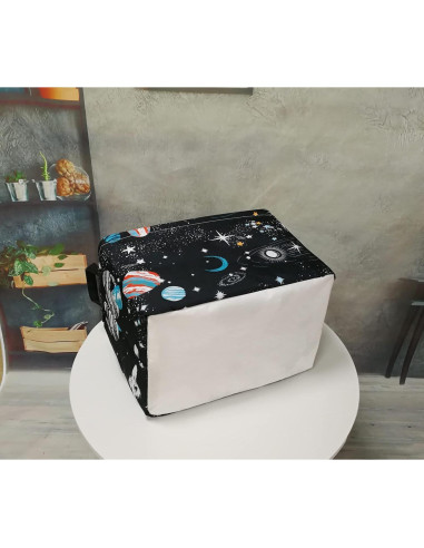 Cesta de Almacenamiento Plegable DUYIY 62.8L Planeta Negro