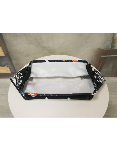 Cesta de Almacenamiento Plegable DUYIY 62.8L Planeta Negro