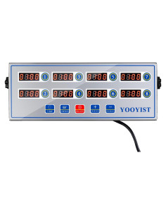 Temporizador Digital de Cocina YOOYIST 8 Canales Acero Inoxidable