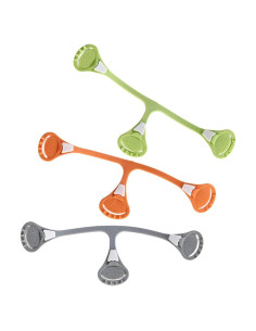 Ajustadores de Pañales de Tela Snappi - 1 Unidad - Gris/Verde/Naranja