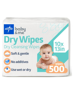 Toallitas Desechables Medline Babysoft 500 Unidades Piel Sensible