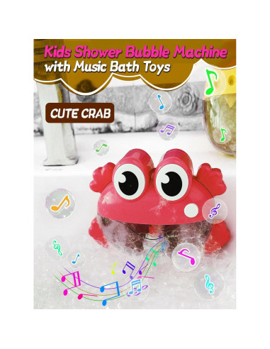 Juguete de Baño INSHUEY Rana Musical con Burbujas 22.86 cm