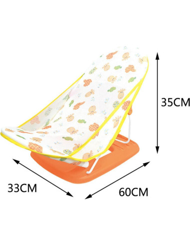 Bañera Plegable para Bebés Deluxe Verano Azul 0-12 Meses