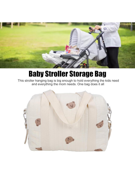 Bolsa de Almacenamiento para Cochecito de Bebé Oso 33x17x5cm Bolsa de Almacenamiento para Cochecito de Bebé Oso 33x17x5cm