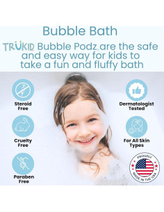 TruKid Bubble Podz Baño Espumoso Lavanda 24 Podz para Niños 2