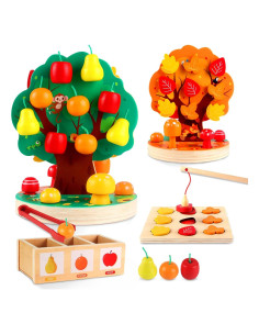 Juguete Montessori INIFEIDALA de Madera para Niños 3-6 Años