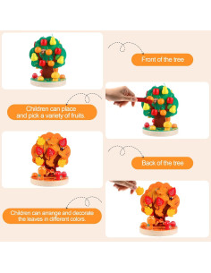 Juguete Montessori INIFEIDALA de Madera para Niños 3-6 Años 2