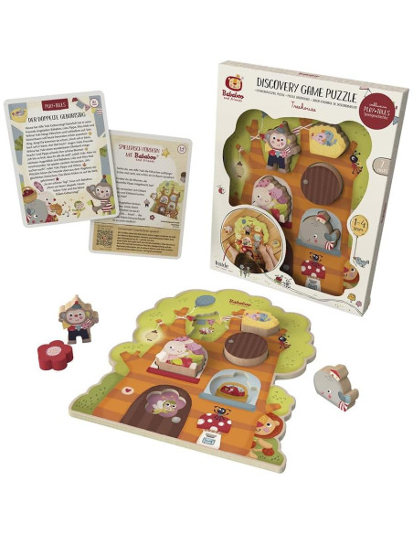 Rompecabezas de Madera Bababoo Casa en el Árbol 6 Piezas