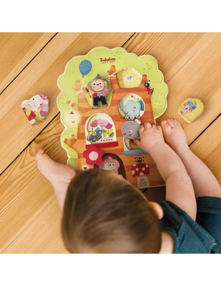 Rompecabezas de Madera Bababoo Casa en el Árbol 6 Piezas