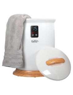 Calentador de Toallas ForPro Extra Grande Blanco 18L con Temporizador