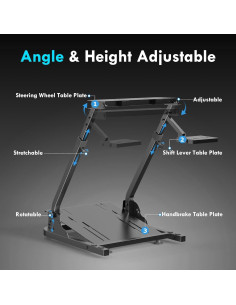 Soporte de Volante de Carreras Slendor HTK-528, Ajustable 56-66 cm 2
