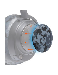 Placas Laterales Altavoz WC para Auriculares Arctis Nova - Camuflaje Negro