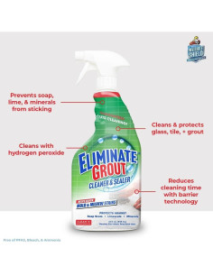 Limpiador y Sellador de Lechada Clean-X 32 oz - 2 Paquetes 2