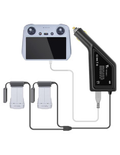 Cargador Rápido Hanatora 3 en 1 para DJI Mini 4/3 Pro