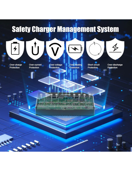 Cargador de Batería JYJZPB 8 Ranuras para GoPro Hero 12/11/10/9