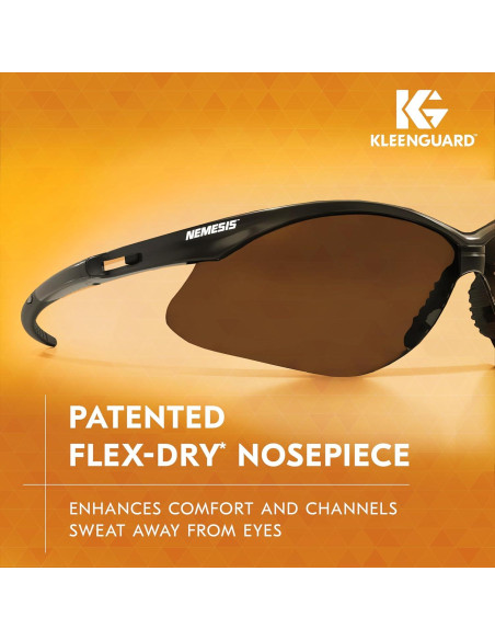 Gafas de Seguridad KleenGuard V30 Nemesis - 12 Pares, Antivaho, Lentes Ahumados Gafas de Seguridad KleenGuard V30 Nemesis - 12 Pares, Antivaho, Lentes Ahumados