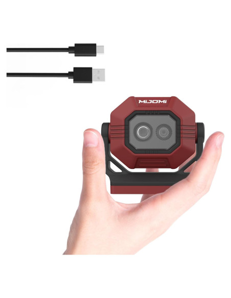 Luz de Trabajo LED Magnética MIJOMI W30 800 Lúmenes IP54