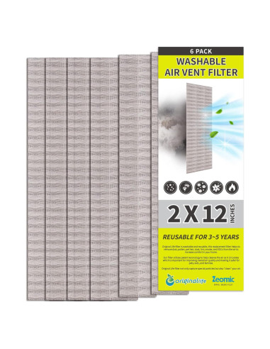 Filtro de Ventilación Ecológico Originallife 5x30 cm - Paquete de 6