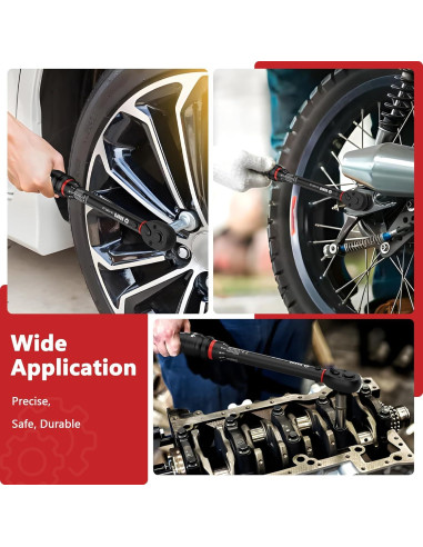 Llave de Torque 1/2" VANPO VP4-170, 13.6-230.5Nm, 72 Dientes