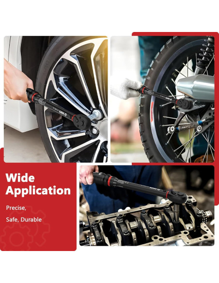 Llave de Torque 1/2" VANPO VP4-170, 13.6-230.5Nm, 72 Dientes