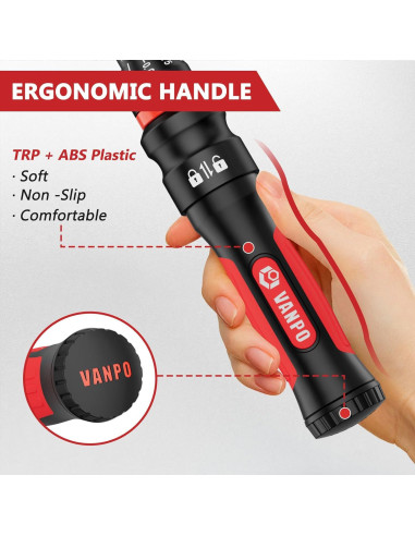 Llave de Torque 1/2" VANPO VP4-170, 13.6-230.5Nm, 72 Dientes