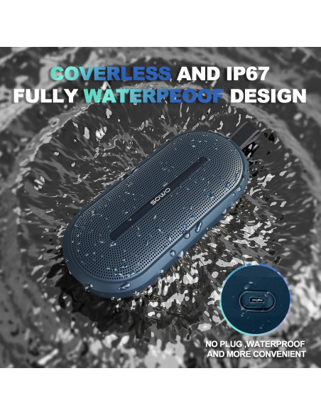 Altavoz Bluetooth Portátil SOWO Soundwave Pro 40W Impermeable